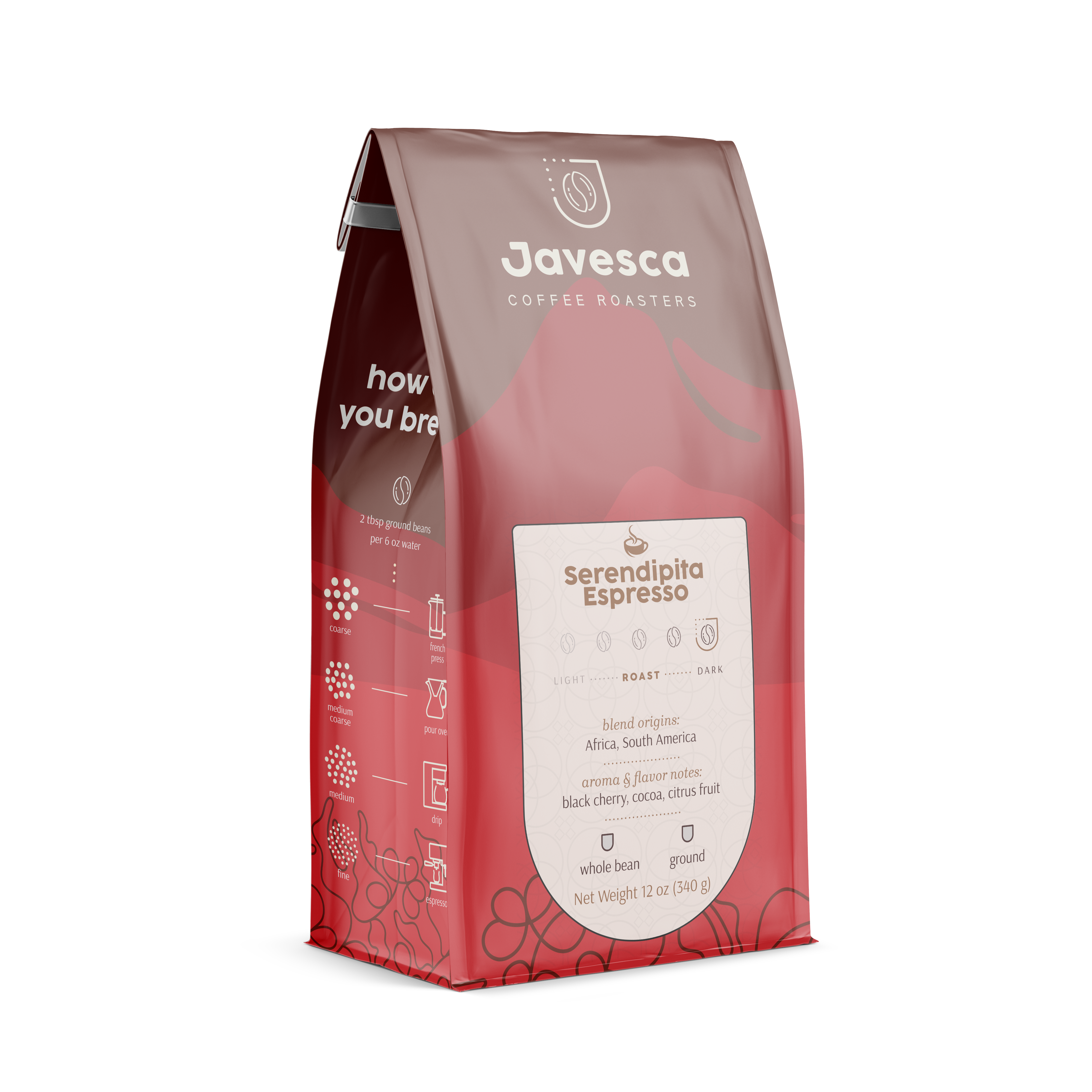 アピシア　エクセレント　30g jav_RED_-matte-coffee-bag-with