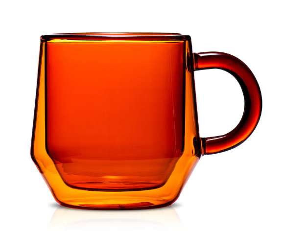 Hearth Double Wall Glass Mug in Amber (6OZ/175ML) - SET OF 2 – Javesca  Coffee Roasters