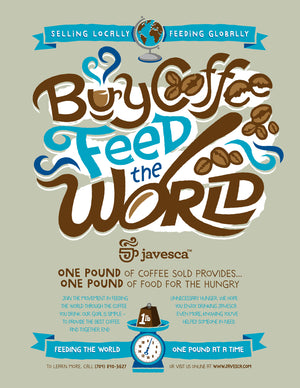 Poster - Buy Coffee Feed the World